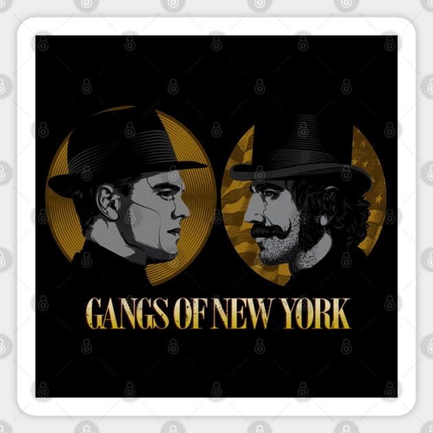 - Cult Movie - Gangs of New York Sticker by Chairrera